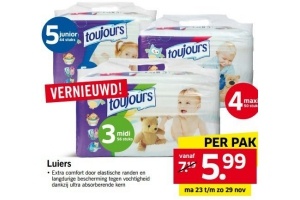 luiers toujours