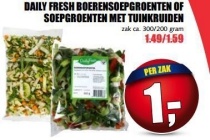 daily fresh boerensoepgroenten of soepgroenten met tuinkruiden