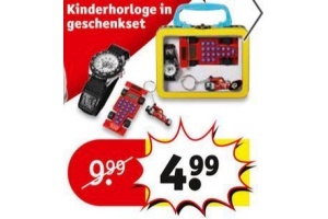 kinderhorloge in geschenkset