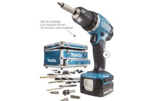 makita accu schroef boormachineset voor en euro 168 75