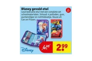 disney gevuld etui