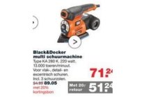 black en amp decker multi schuurmachine
