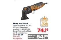 worx multitool voor en euro 54 99