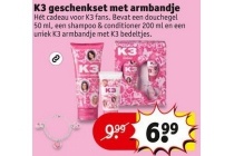 k3 geschenkset met armbandje