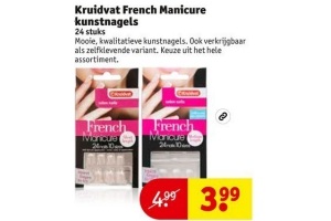 kruidvat french manicure kunstnagels