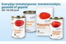 everyday tomatenpuree tomatenstukjes gezeefd of gepeld