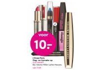 l oreal paris poeder foundation oog en lipmakeup