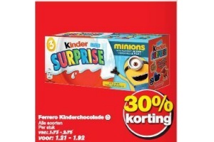 ferrero kinderchocolade
