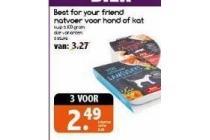 best for your friend natvoer voor hond of kat