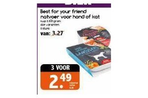 best for your friend natvoer voor hond of kat