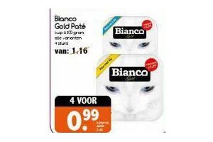 blanco gold pat en eacute 4 stuks voor en euro 0 99