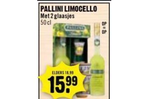 pallini limocello voor en euro 15 99