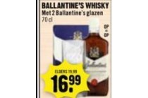 ballantine s whisky voor en euro 16 99