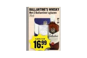 ballantine s whisky voor en euro 16 99