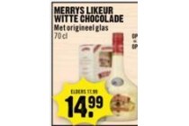 merrys likeur witte chocolade