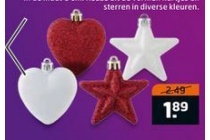 glitter kersthanger