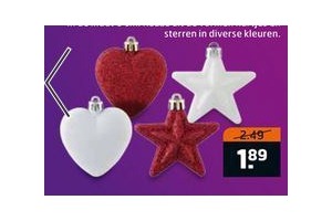 glitter kersthanger