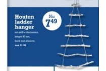 houten ladder hanger