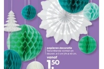 papieren decoratie