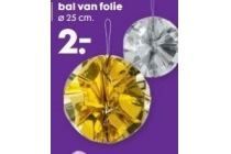 bal van folie