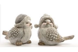 kerstdecoratie ornament vogels winter