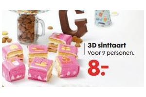 3d sinttaart