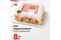 sint slagroomtaart