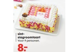 sint slagroomtaart