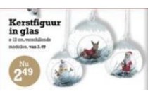 kerstfiguur in glas