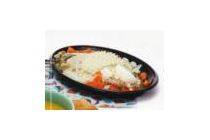 huzaren rundvlees of zalmsaladeschotel