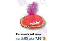 pietenmuts met naam