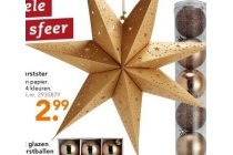kerstster van papier