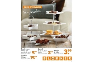 serie stervorm van porselein