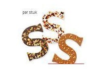 spar ambachtelijke chocoladeletters