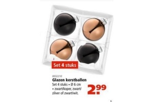 glazen kerstballen