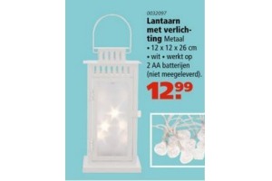 lantaarn met verlichting