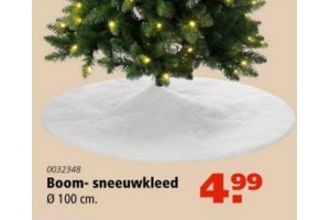 boom sneeuwkleed