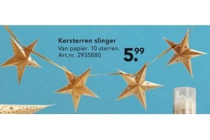 kerststerren slinger