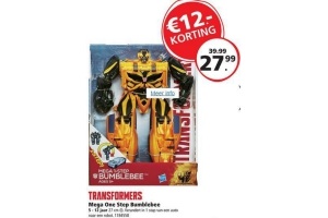 transformers mega one step bumblebee
