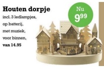 houten dorpje