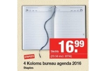 4 koloms bureauagenda