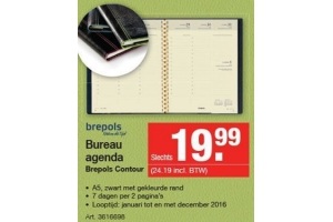 bureau agenda brepols contour