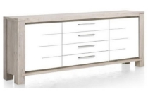 multiplus dressoir 2 deuren 2 laden 210 cm