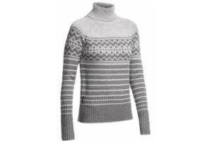 icebreaker aura l s turtleneck trui dames