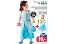 winterprinses jurkje met tienerpop