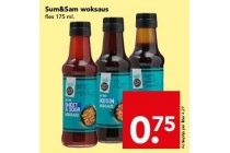 sum en amp sam woksaus