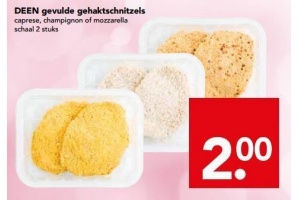 deen gevulde gehaktschnitzels