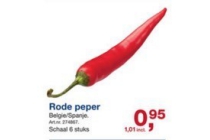 rode peper