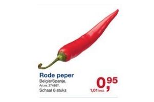 rode peper