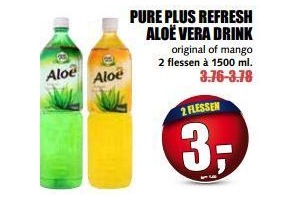 pure plus refresh alo en euml vera drink voor en euro 3